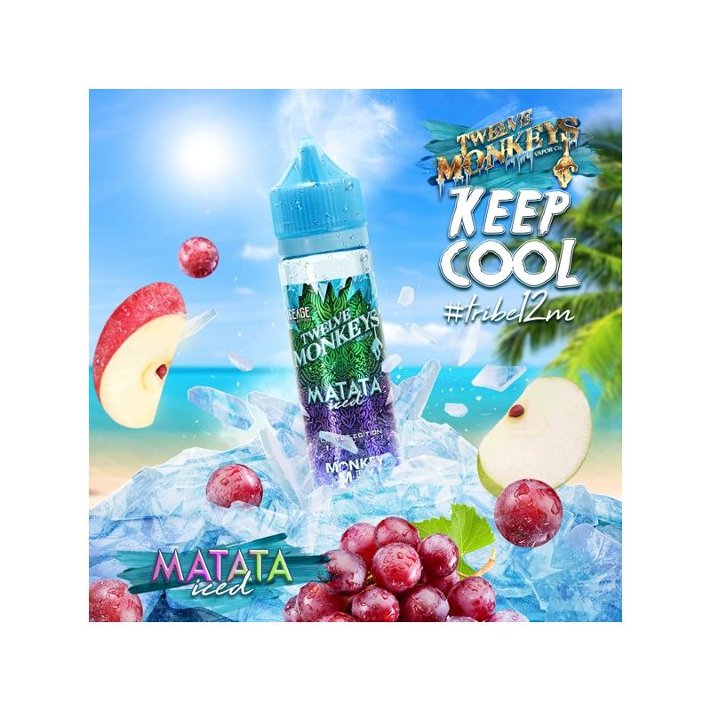 Matata Iced 50ML - 12 Monkeys - 0mg