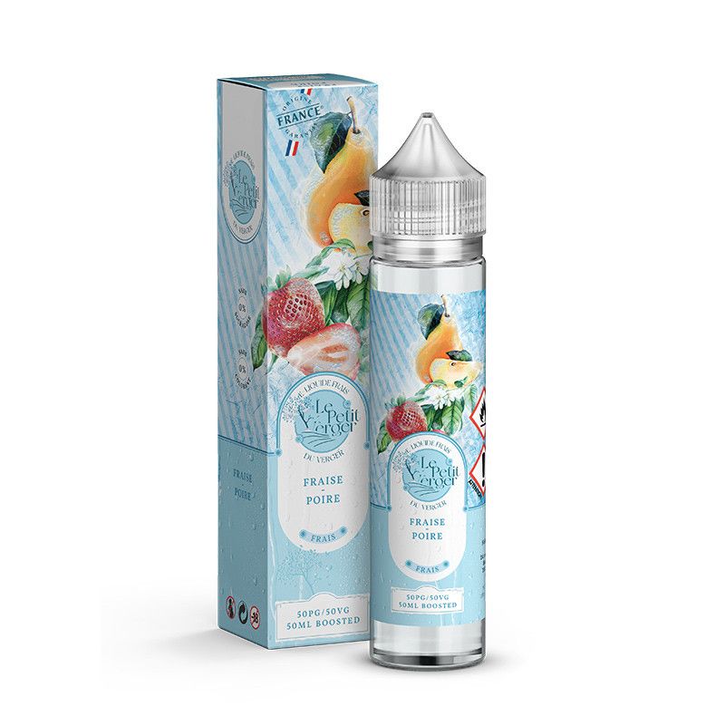 Fraise Poire 50ml - Le Petit Verger Frais - Savourea - 0mg