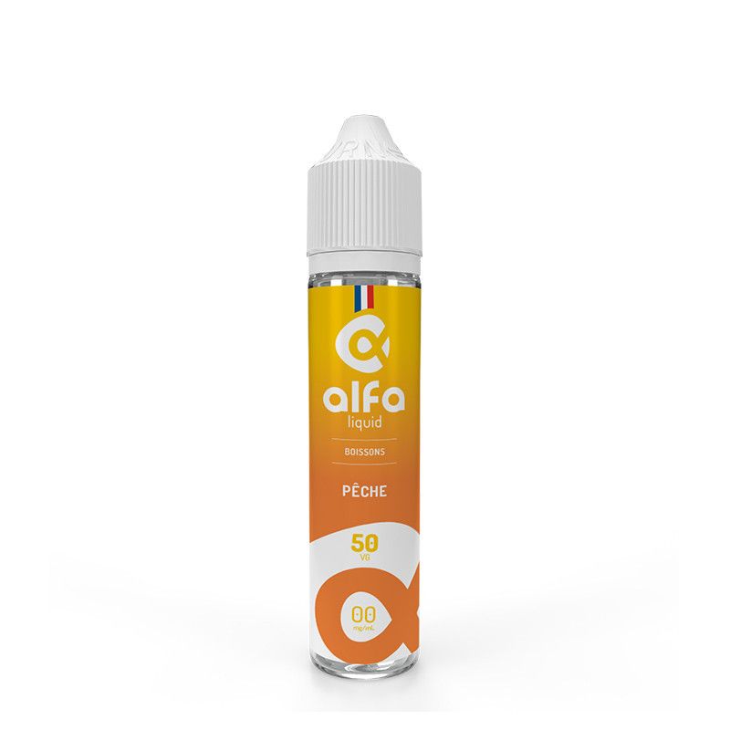 Pêche 50ml - Alfaliquid - 0mg