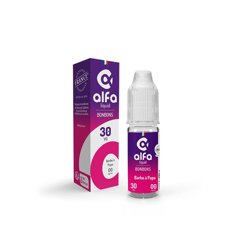 Barbe à Papa 10ml par 5 - Alfaliquid