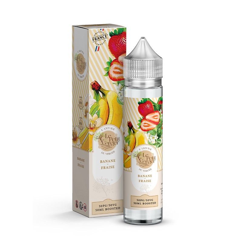 Banane Fraise 50ml - Le Petit Verger - Savourea - 0mg