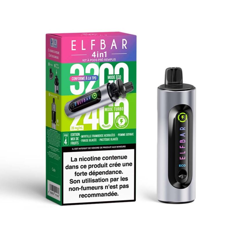 Kit 4in1 10K - Edition Mix de Fruits - Elfbar