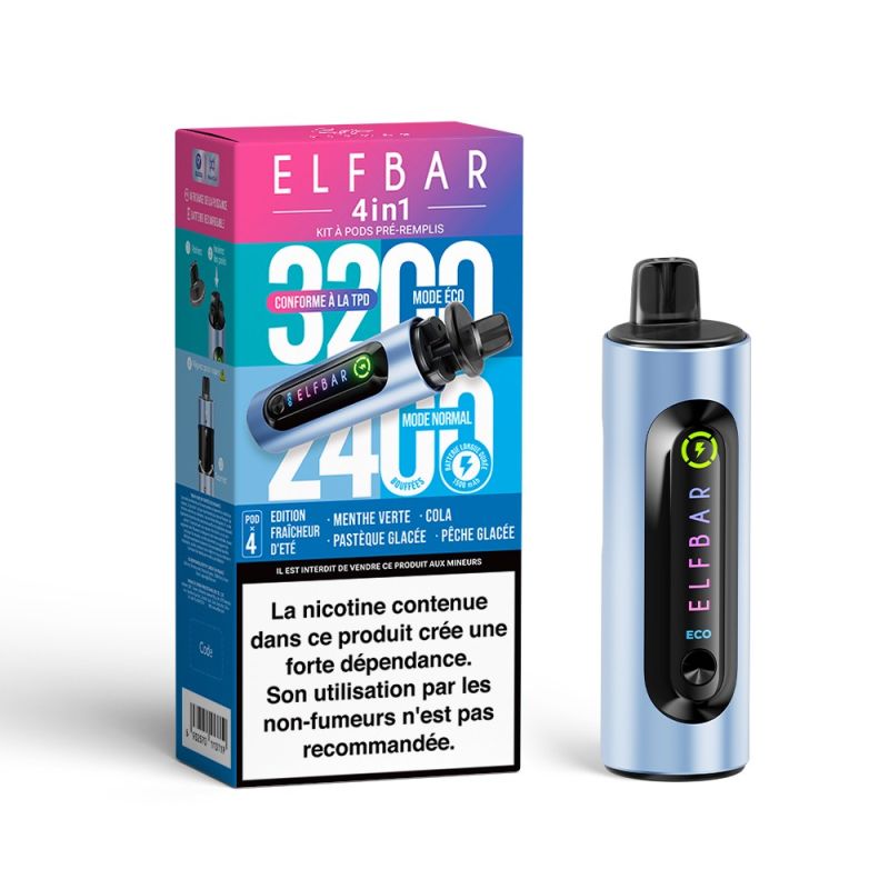 Kit 4in1 10K - Edition Fraîcheur d'Été - Elfbar
