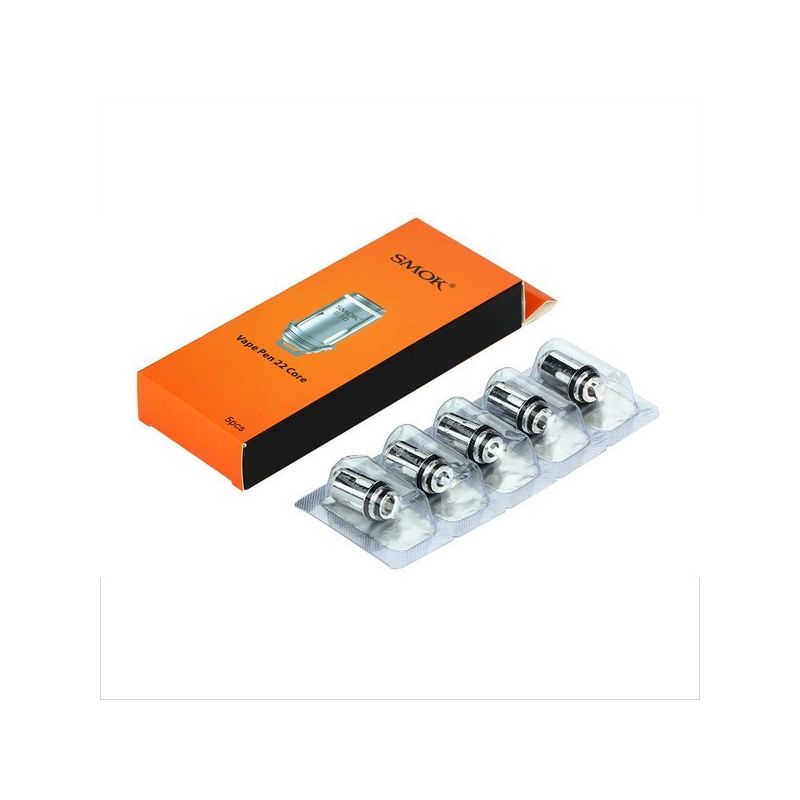 Résistances pour Vape Pen 22 0.3 par 5 - Smoktech