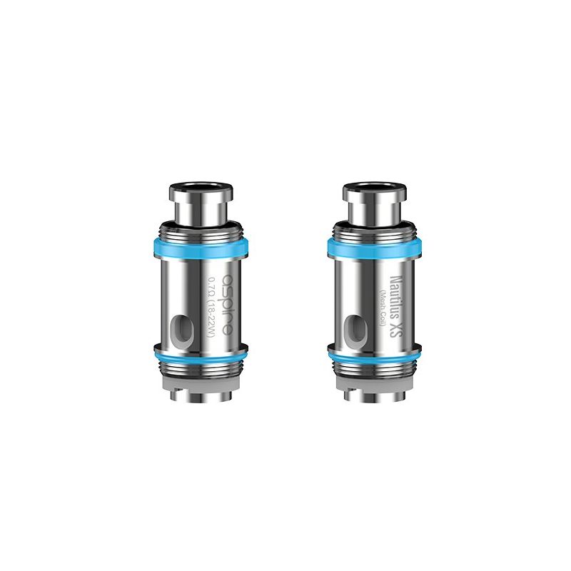 Résistances Mesh Nautilus XS 0.7ohm par 5 - Aspire - 0,7 Ohms
