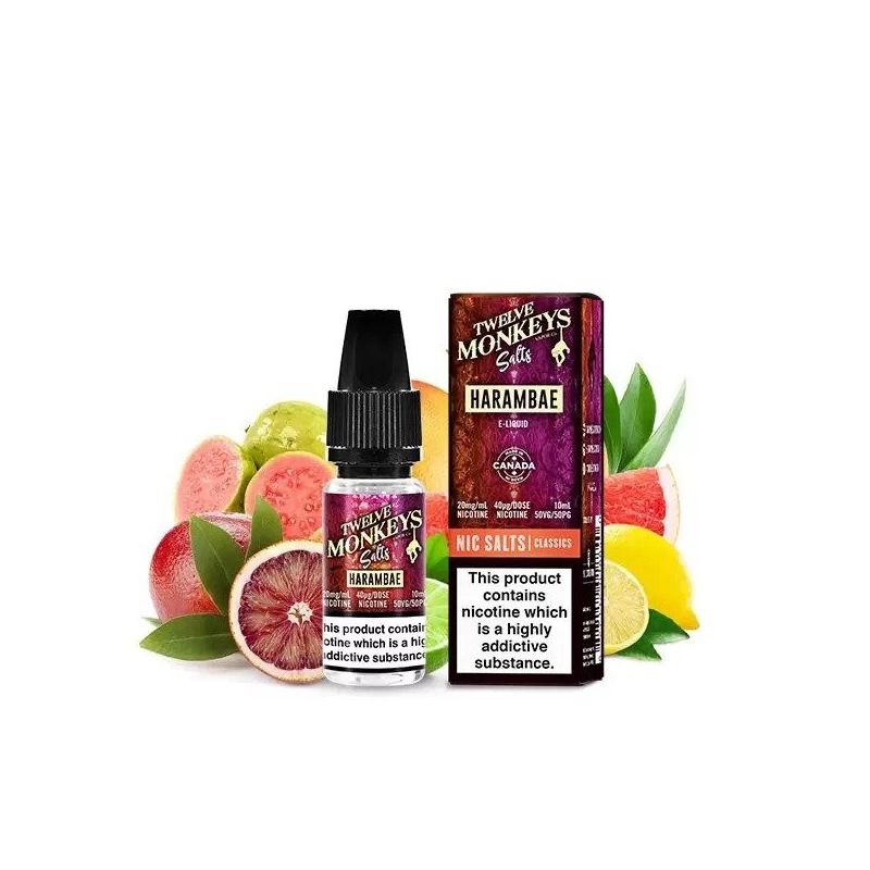 Harambae 10ML NicSalt - 12 Monkeys