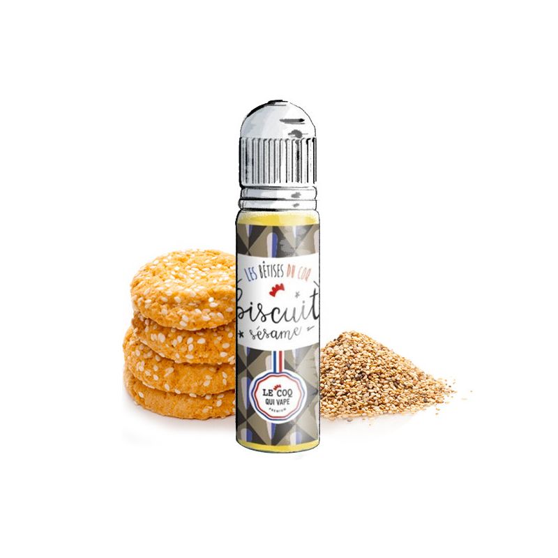 Biscuit Sésame 50ML - Les Bêtises du Coq - 50ml