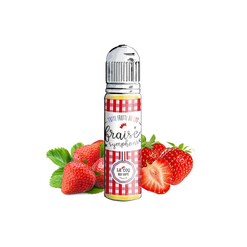 Fraise Symphonie 50ML - Le Coq qui Vape - 50ml