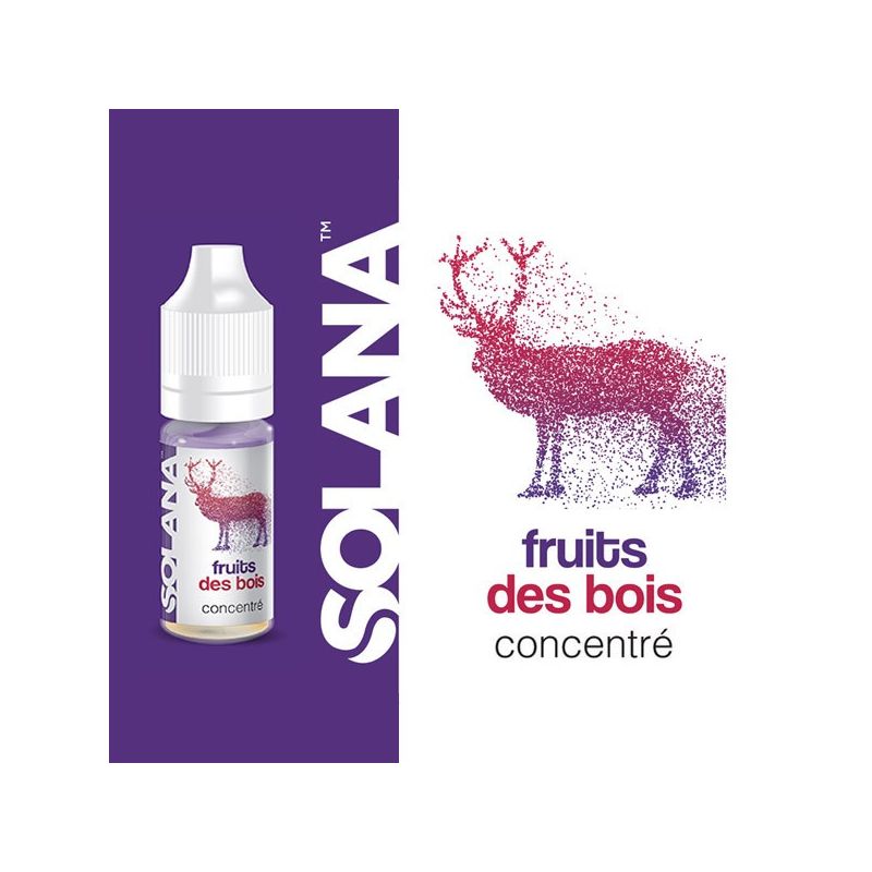 Fruits des bois concentré 10ml - Solana - 10ml
