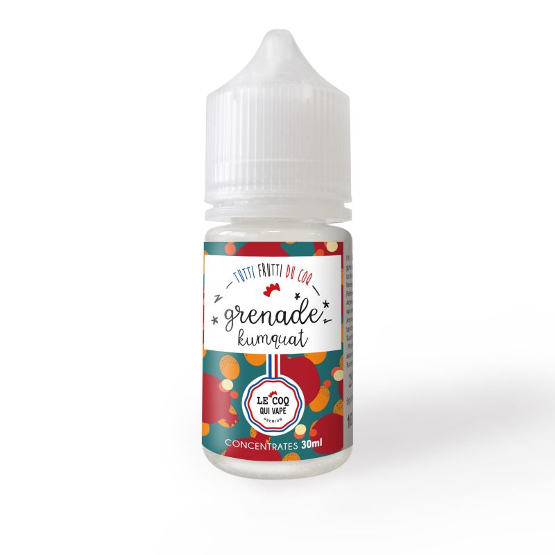 Grenade Kumquat concentré 30ml - Les bêtises du coq - 30ml