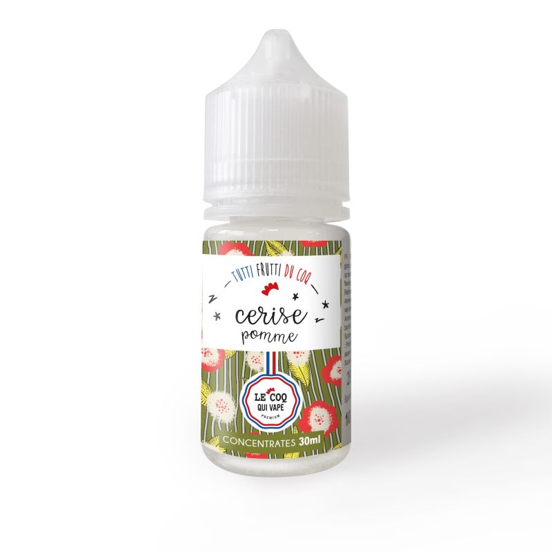 Pomme cerise concentré 30ml - Les bêtises du coq - 30ml