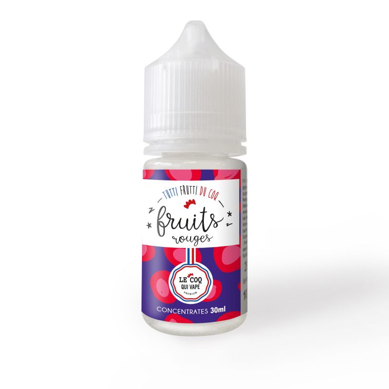 Fruits rouges concentré 30ml - Les bêtises du coq - 30ml