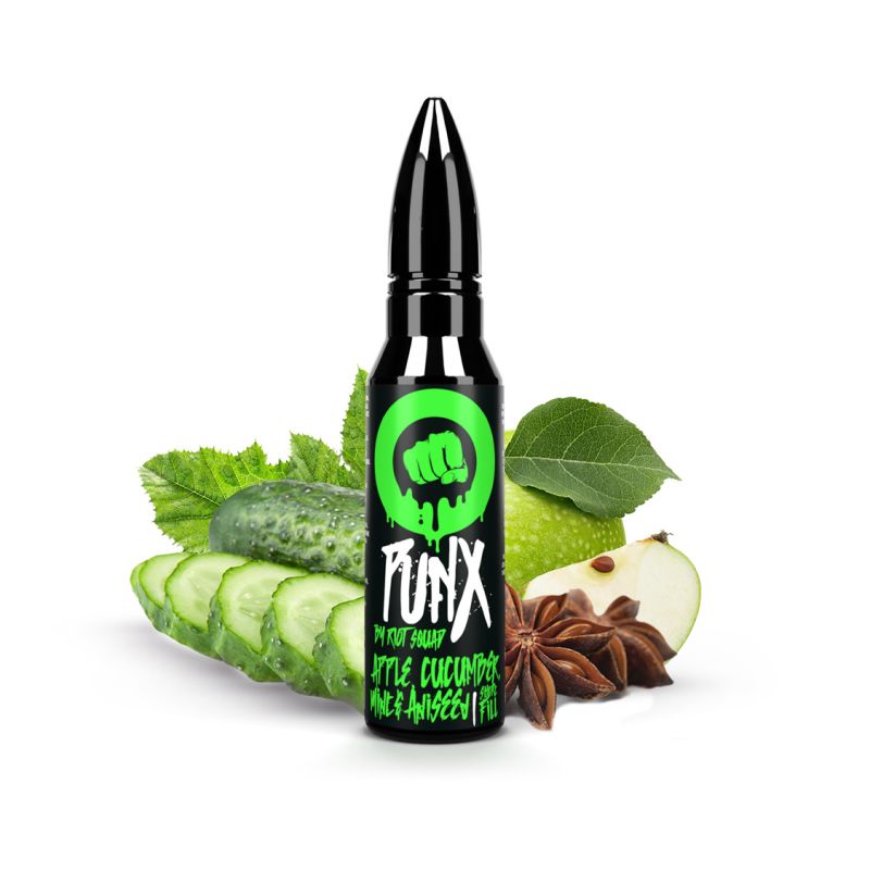 Punx - Apple, Cucumber, Mint & Aniseed 50ML - Riot Squad - 50ml