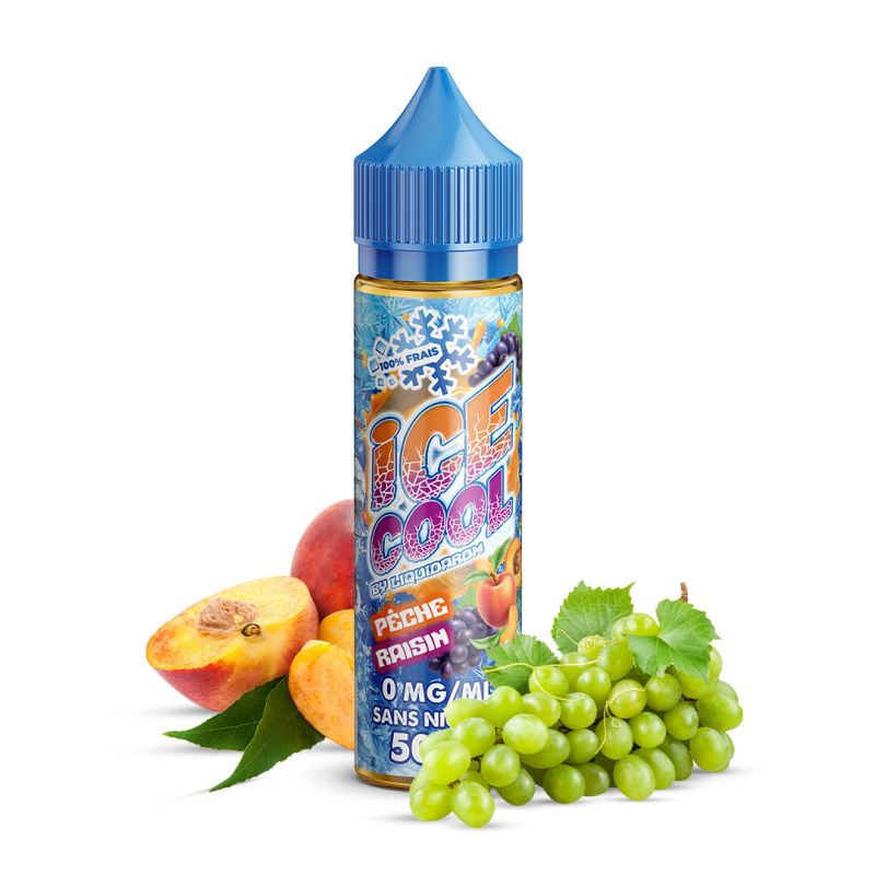 Ice Cool - Pêche Raisin 50ML - Liquidarom - 50ml