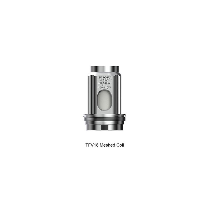 Résistances TFV18 mesh 0.33ohm par 3 - Smoktech - Meshed 0.33 ohms