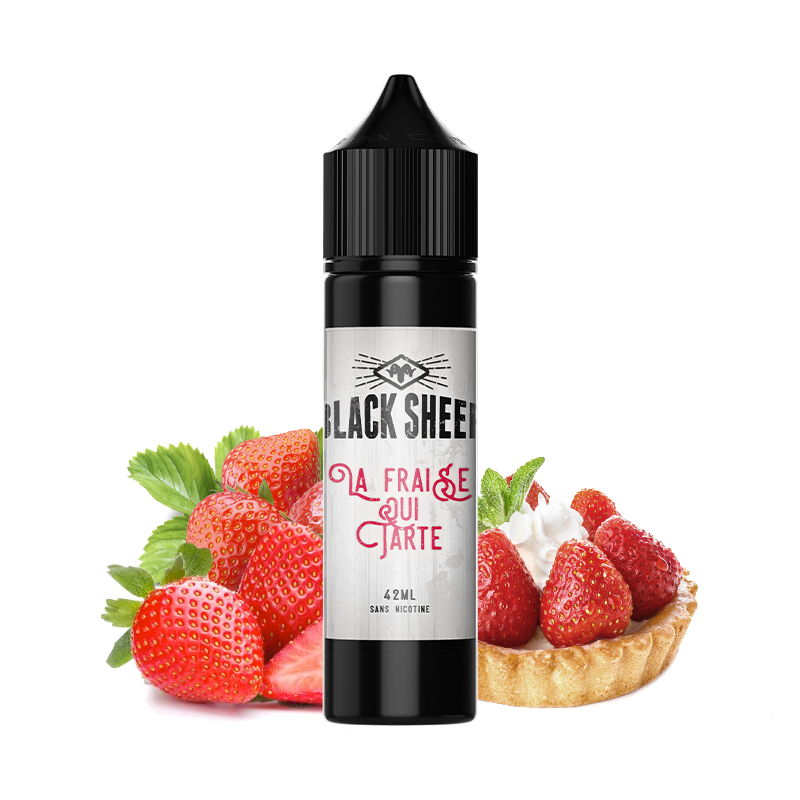 Black Sheep - La fraise Qui Tarte 50ml - Green Liquides - 42ML