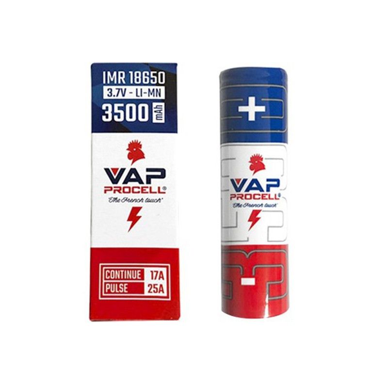 Accu IMR 18650 Power 3500mAh - Vap Procell - 18650 - 3500mAh