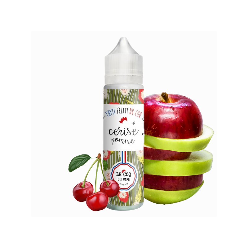 Pomme Cerise 50ML - Le Coq qui Vape - 50ml