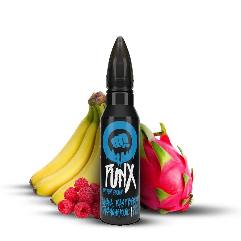 Punx - Banana, Raspberry & Dragonfruit 50ML - Riot Squad - 00mg