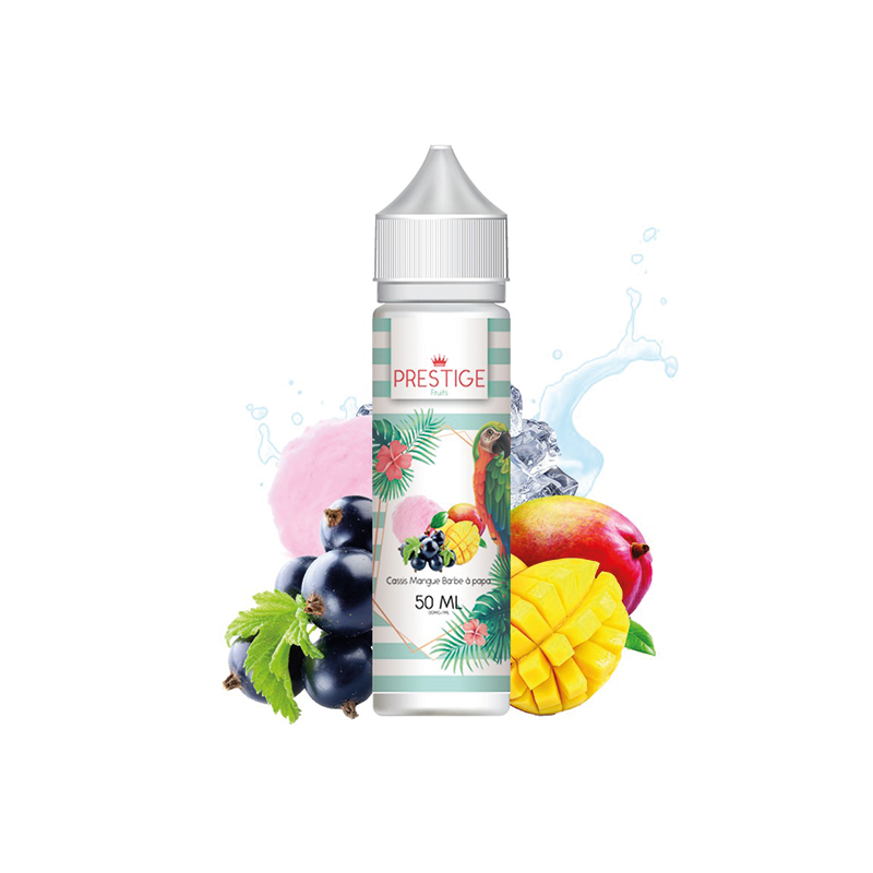 Cassis - Mangue - Barbe à papa 50ml - Prestige Fruits - 50ml