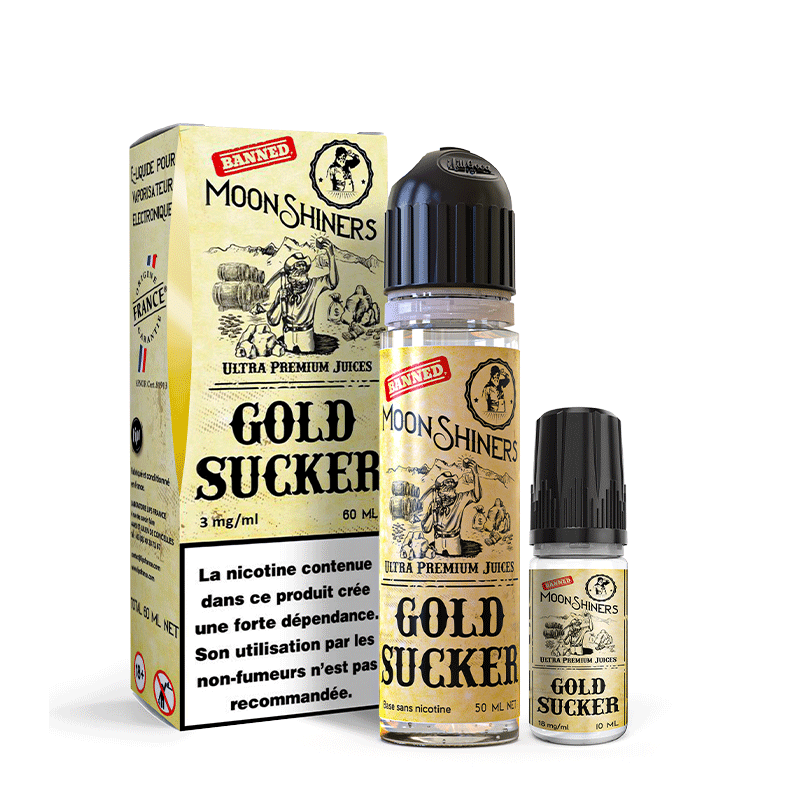 Gold Sucker 50ml + Booster 10ml - Moonshiners