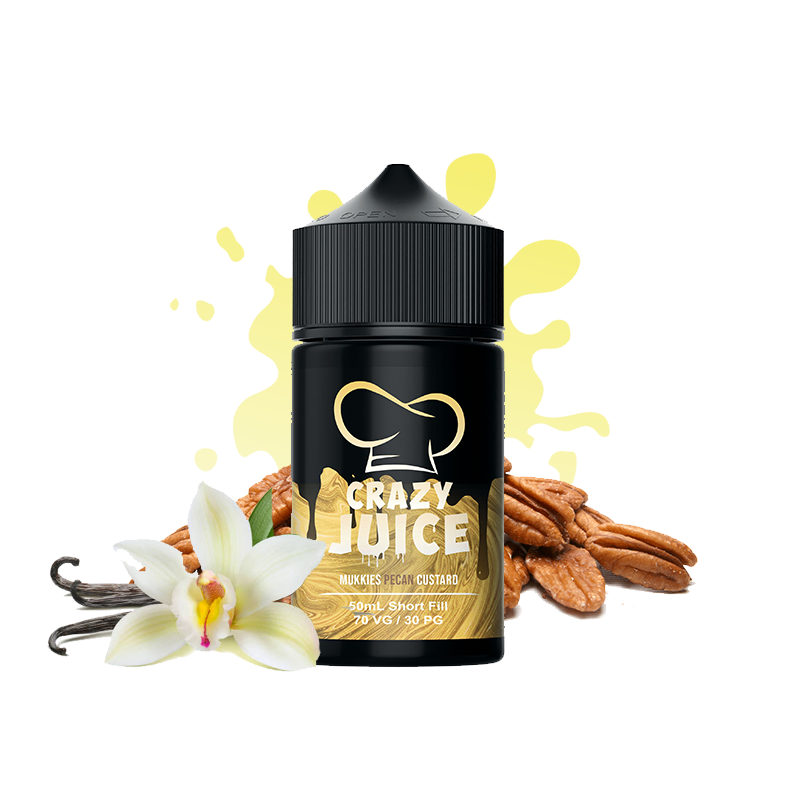 Mukkies Pecan Custard 50ml - Crazy Juice - Mukk Mukk - 00mg