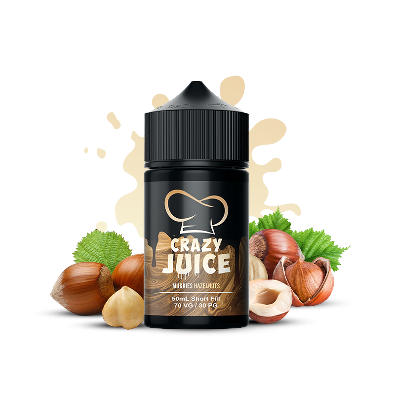 Mukkies Hazelnuts 50ml - Crazy Juice - Mukk Mukk - 00mg