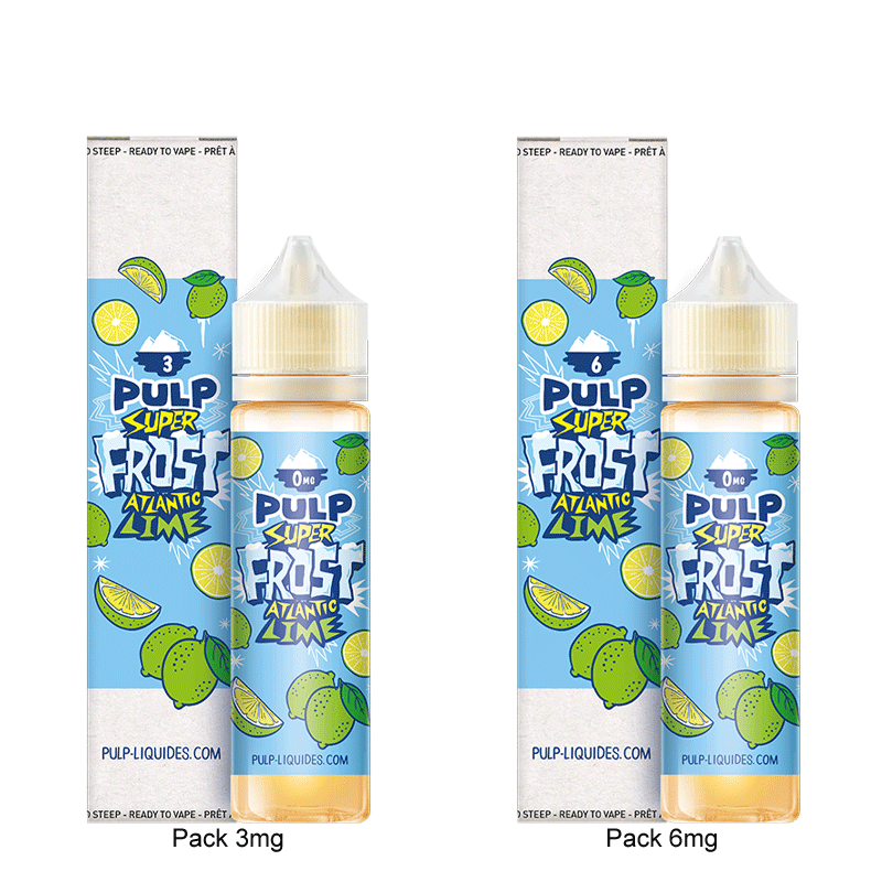 Pack Atlantic Lime Super Frost 60ml - Pulp