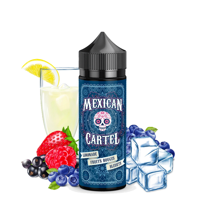 Limonade Fruits Rouges Bleuets 100ml - Mexican Cartel - 100ml