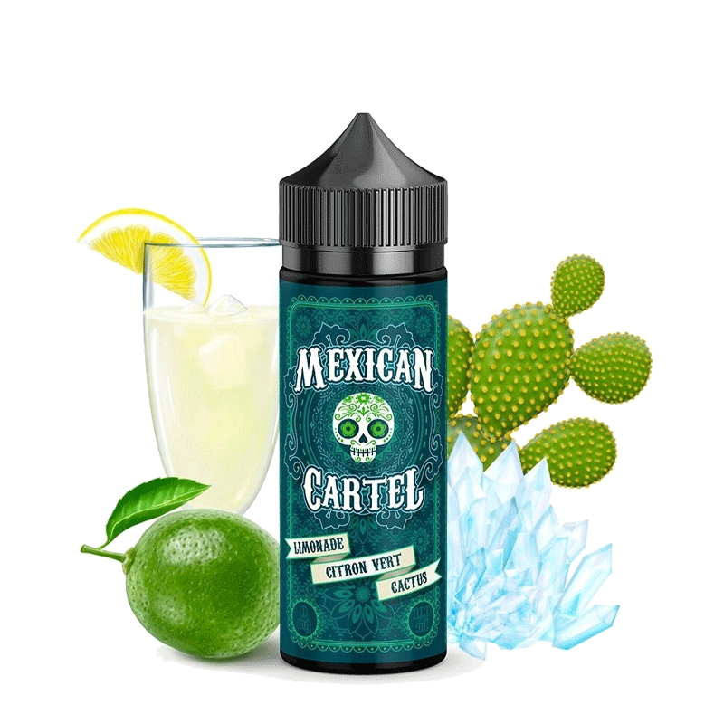 Limonade, Citron Vert ,Cactus 100ml - Mexican Cartel - 100ml