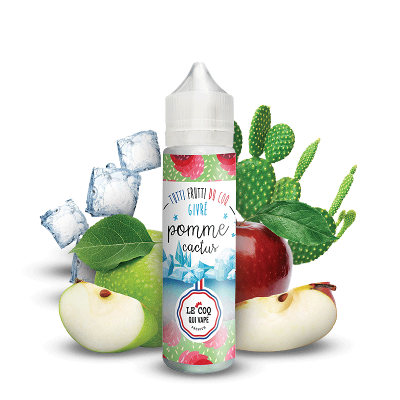 Pomme Cactus Givre 50ml - Le Coq qui Vape - 50ml