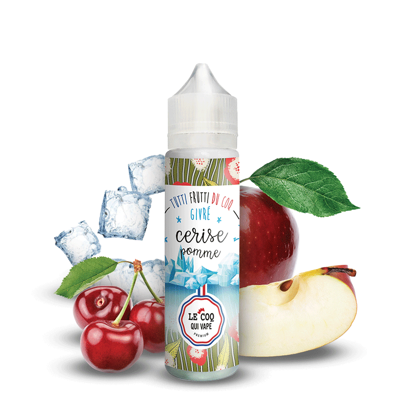 Cerise Pomme Givre 50ml - Le Coq qui Vape - 50ml