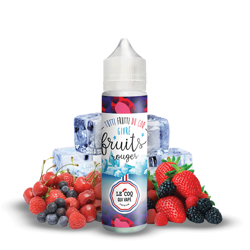 Fruits Rouges Givre 50ml - Le Coq qui Vape - 50ml