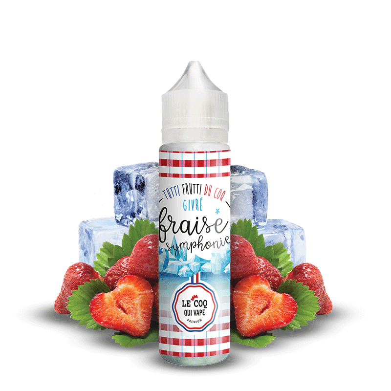 Fraise Symphonie Givre 50ml - Le Coq qui Vape - 50ml