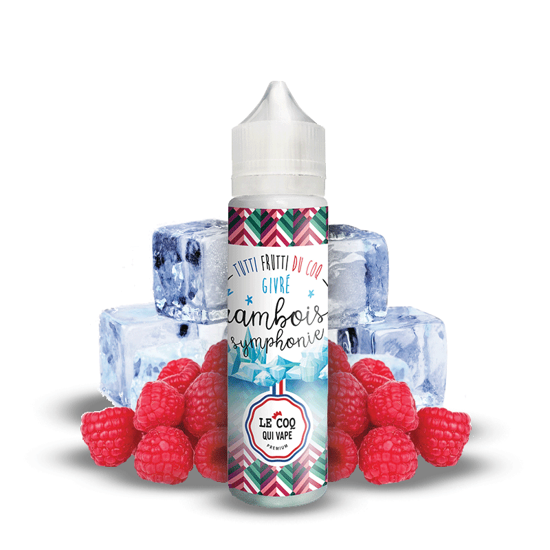 Framboise Symphonie Givre 50ml - Le Coq qui Vape - 50ml