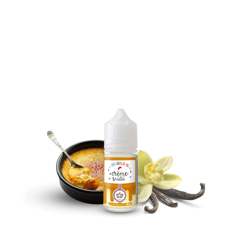 Crème Brûlée concentré 30ml - Les Bêtises du Coq - 30ml