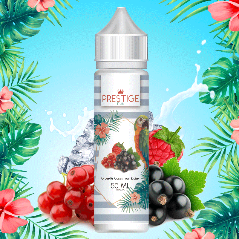 Groseille Cassis Framboise 50ml - Prestige Fruits - 50ml