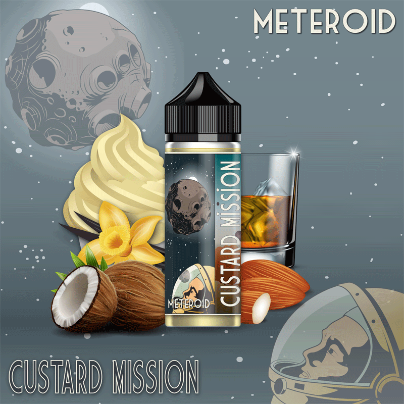 Meteroid 170ml - Custard Mission - 200ml
