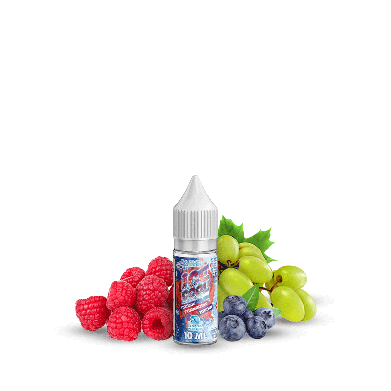Ice Cool - Cassis Framboise Raisin 10ml - Liquidarom