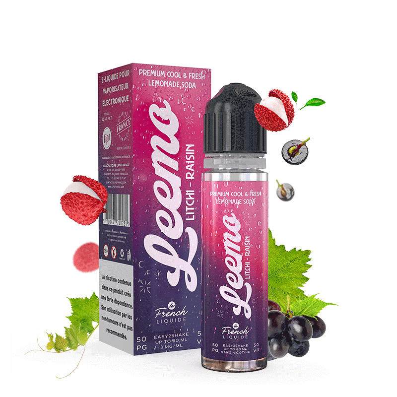 Litchi - Raisin 50ml + booster - Leemo - 3mg