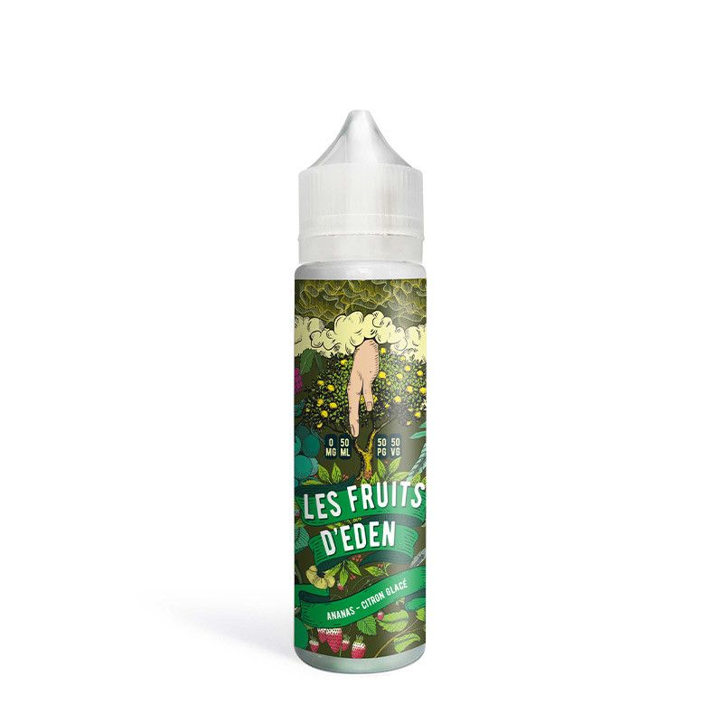 Ananas Citron Glacé 50ml - Les Fruits d'Eden - 00mg