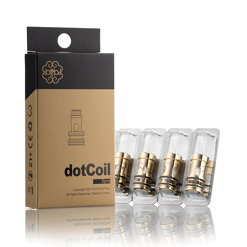 Résistances DotCoil 0.15Ω par 5 - Dotmod - 0.15Ω