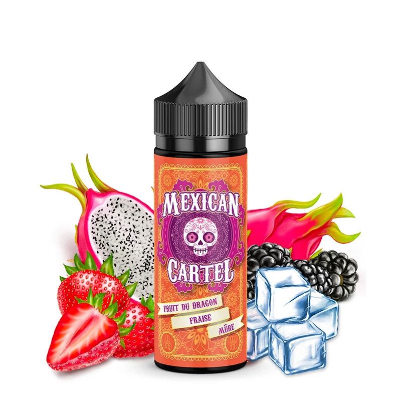 Fruit du Dragon Fraise Mûre 100ml - Mexican Cartel - 100ml