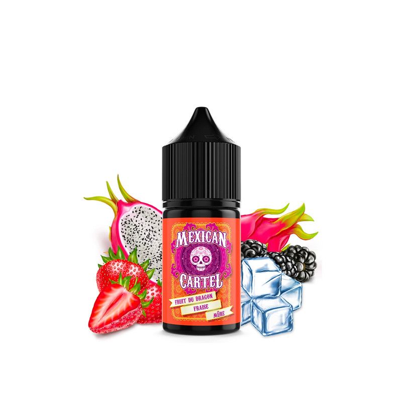 Concentré Fruit du Dragon Fraise Mûre 30ml - Mexican Cartel - 30ml