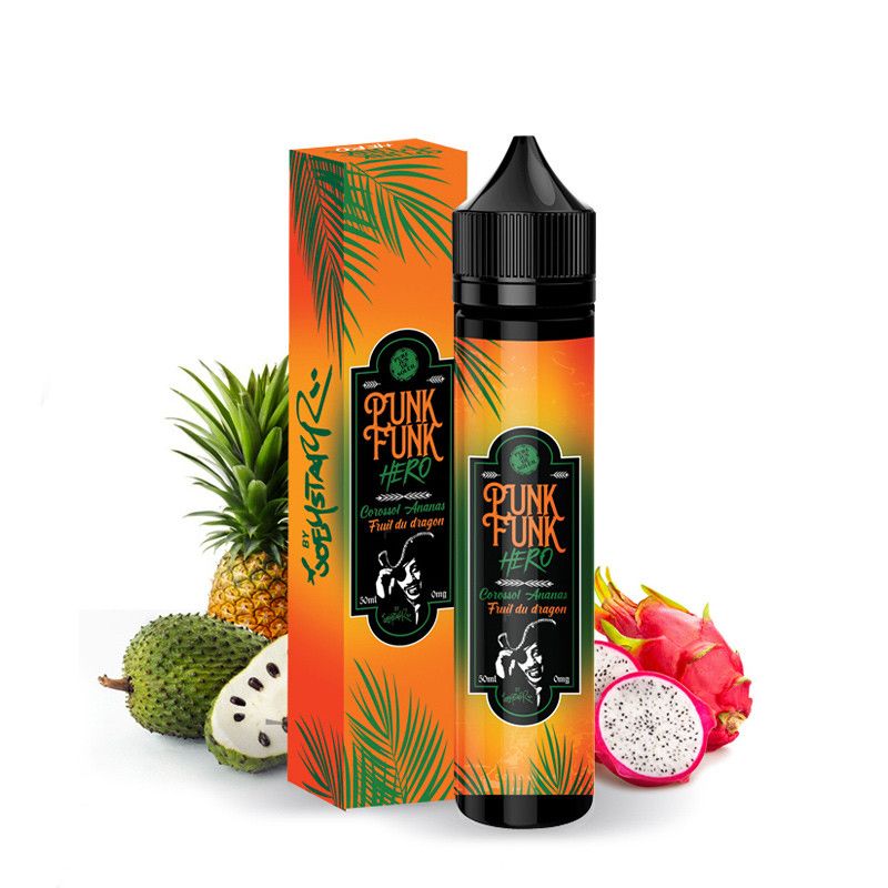 Corossol Ananas Fruit du Dragon 50ml - Punk Funk Hero - 00mg