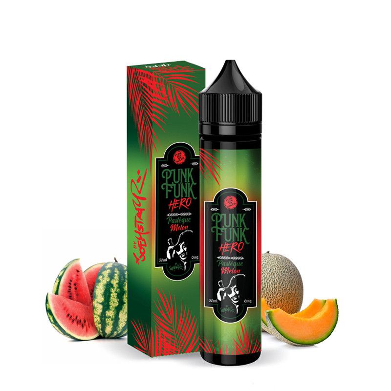 Pastèque Melon 50ml - Punk Funk Hero - 00mg