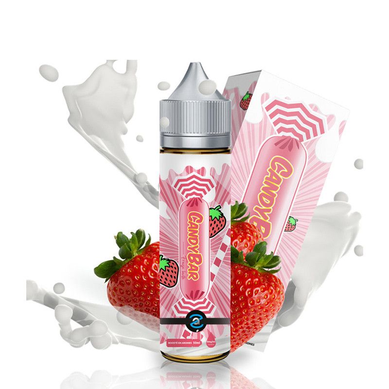 Candy Bar Fraise Lactée 50ml - Aromazon - 00mg