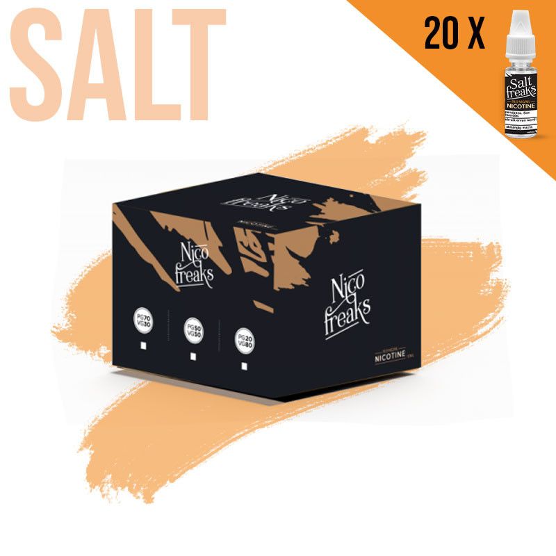 Salt Freaks 10ML 50/50 TPD FR/BE/GER par 20 - Diy Freaks - 10ml