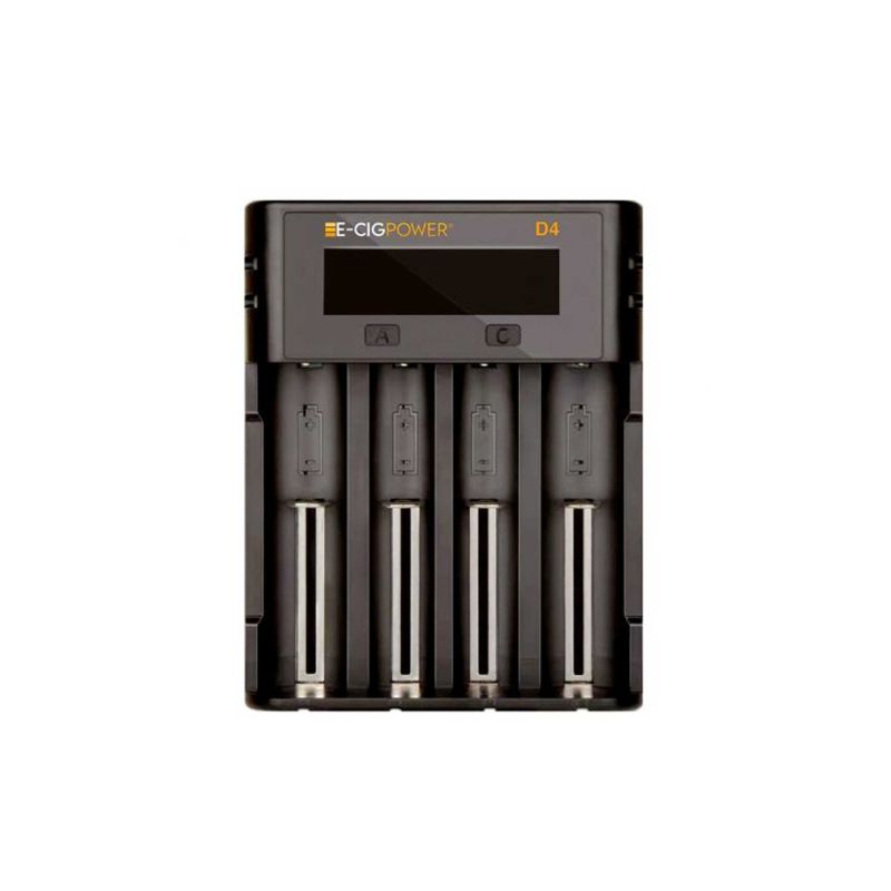 E-Cig Power - D4 Micro USB Intelligent charger LCD Li-on Battery