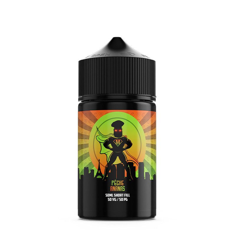 Pêche Ananas 50ml - Super Mukk - 00mg